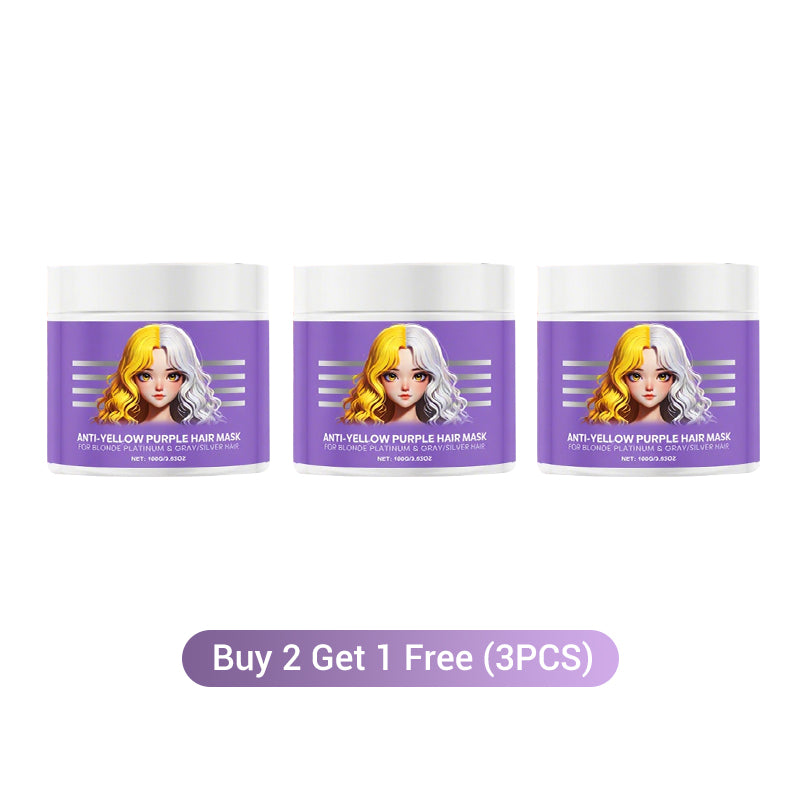 Anti-Yellowing Purple Hair Mask ๐ Say goodbye to Red Highlights! ๐