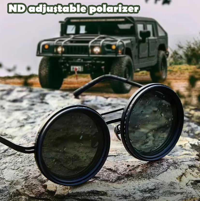 š„Adjustable Tint Polarized Round Sunglasses