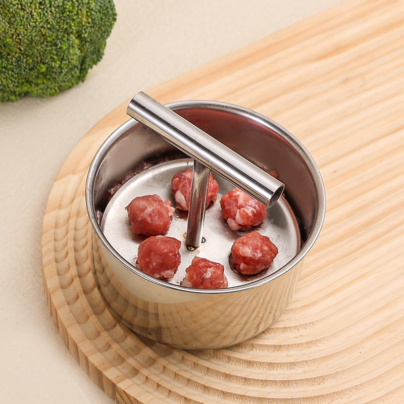 š
Christmas SalešKitchen Stainless Steel Meatball Mould
