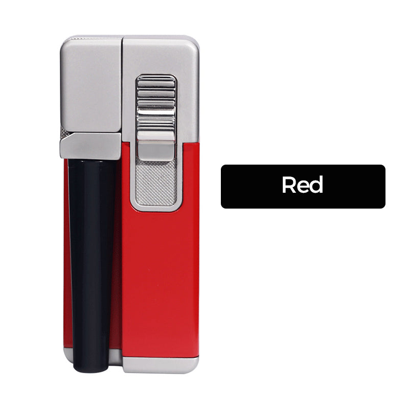 Slant Flame Inflatable tobacco Pipe Dual Purpose Lighter