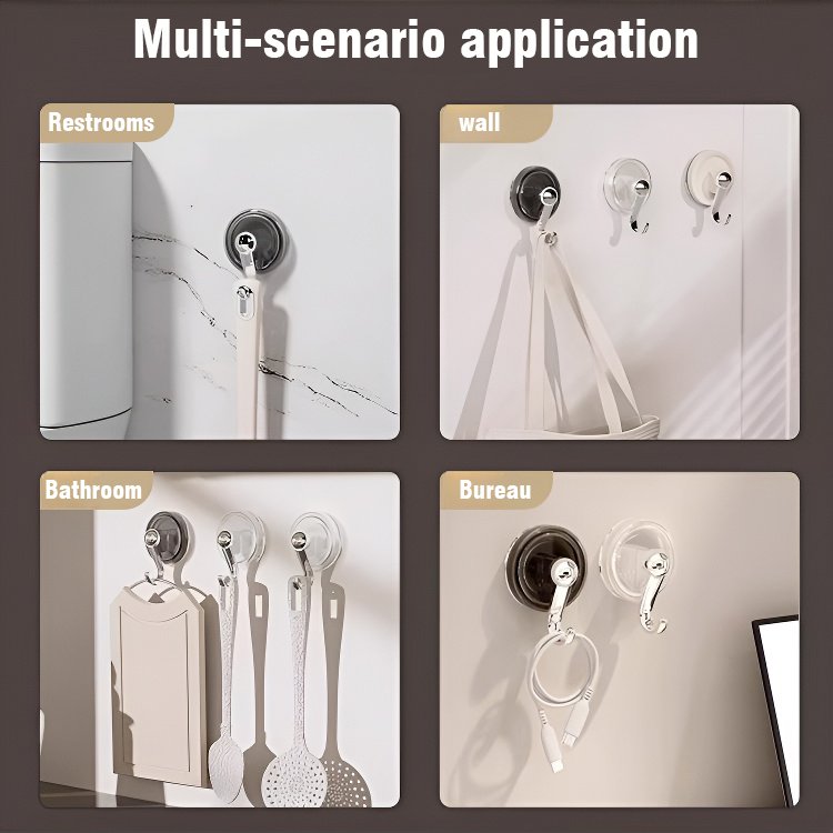 š„Powerful suction cup hooks no punchingļ¼Great SaleāBUY 2 Get 5% OFFļ¼