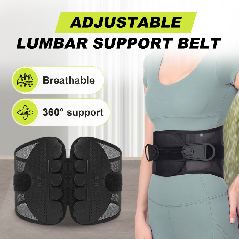 š„Adjustable Double Pulley Breathable Lumbar Support Shaping Waist Belt