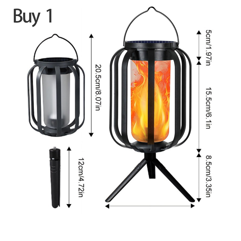 🔥🏮Must-have item for warm ambient vibes!✨️Solar Flickering Flame Lantern