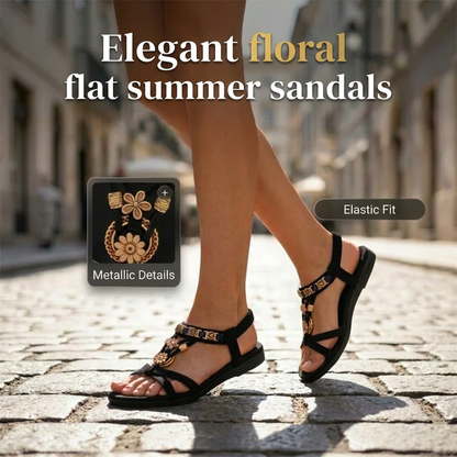 Women's Round Toe Flat Breathable Sandals