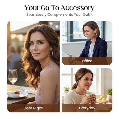 🎉BUY 1 GET 1 FREE🎁Diamond-Cut Hoop Earrings for Women