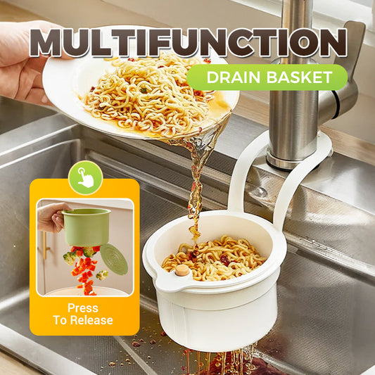 🎉 Buy 3 Get 2 FREE 🎉Multifunctional Drainage Basket – Must-Have Kitchen Helper!