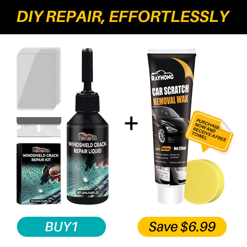🔥 New Car Windshield Crack Repair Fluid