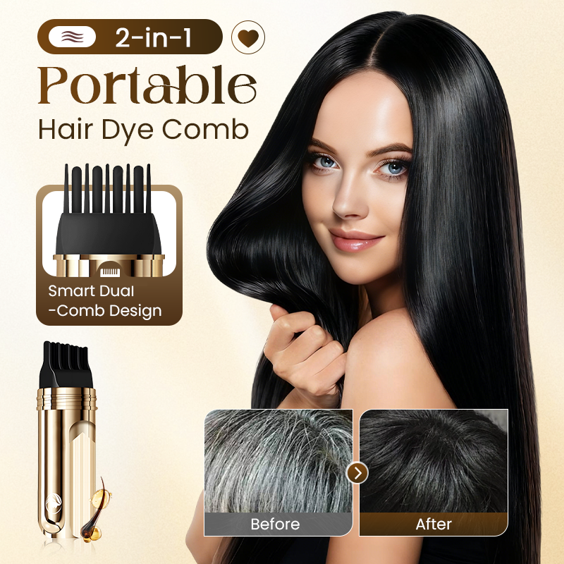 ✨2-in-1 Convenient Hair Dye Comb For Gray Hair（50% OFF）