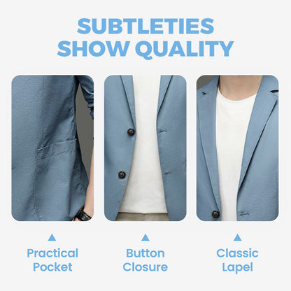 Men's Summer Lightweight Suit Jacket