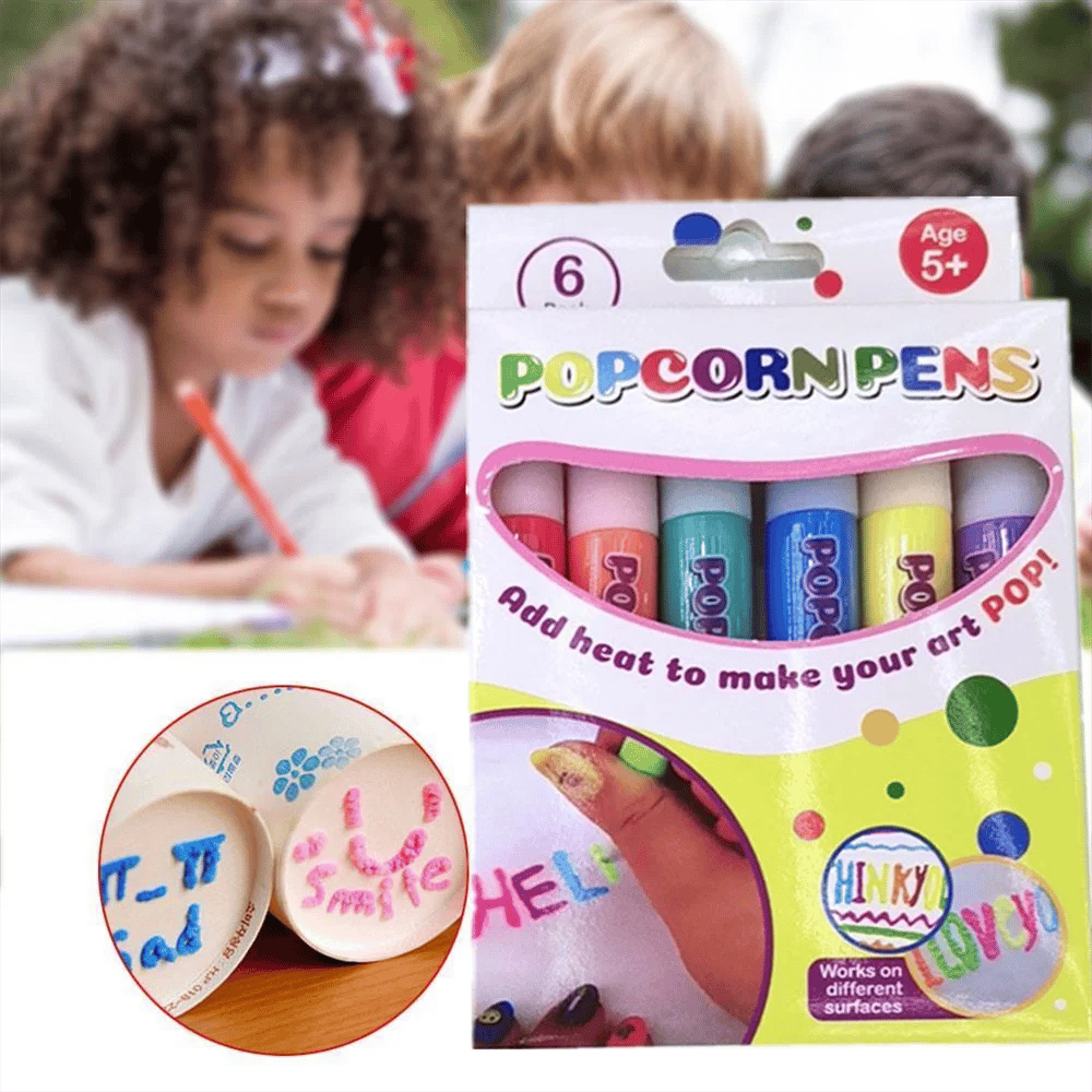 🎄 DIY Bubble Popcorn Drawing Pens