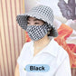 💥Floral Large Brimmed Sun Hat with Mask
