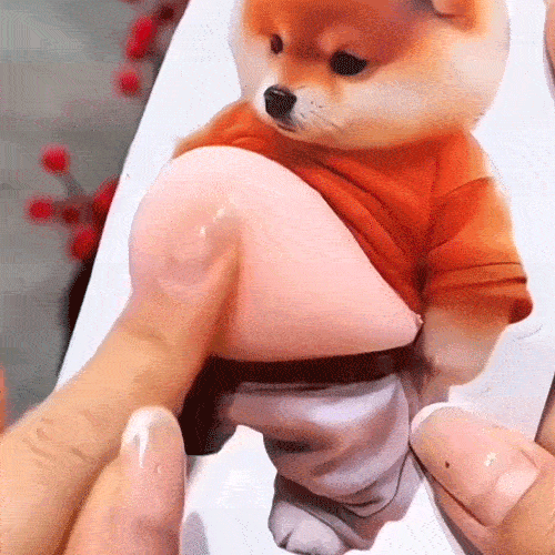 💞50K+ SOLD! 🔥🔥3D Cute Shiba Inu Self-Adhesive Door Stopper & Stress Ball
