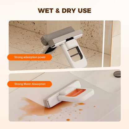 📢 ONLY TODAY ⭐ Buy 2 and get 1 free 🧹 Mini Mop SELF-WRINGING & portable