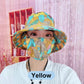 💥Floral Large Brimmed Sun Hat with Mask