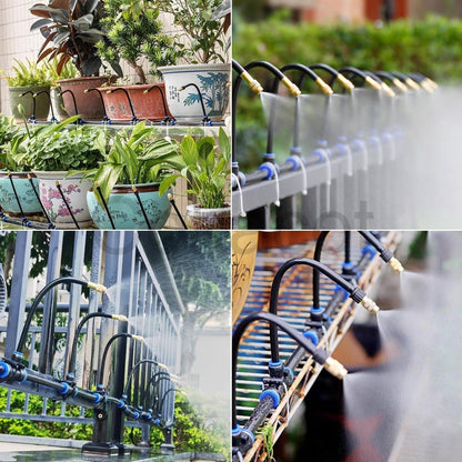 🌱💧 Automatic Garden Irrigation System – 360° Adjustable, Misting, Water-Saving, Complete Set ✨