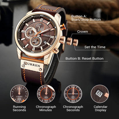 ❤️‍🔥Men's High-End Classic Quartz Watches