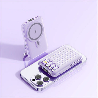 🔥 50% OFF! 🔋Magnetic Fast Charging Power Bank With Stand