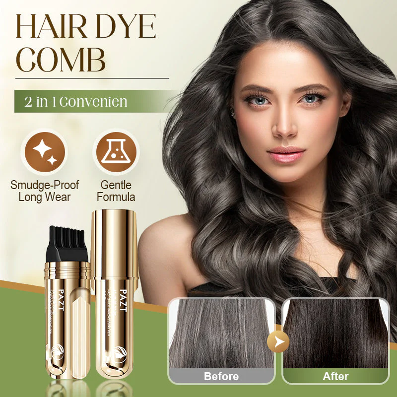 ✨2-in-1 Convenient Hair Dye Comb For Gray Hair（50% OFF）
