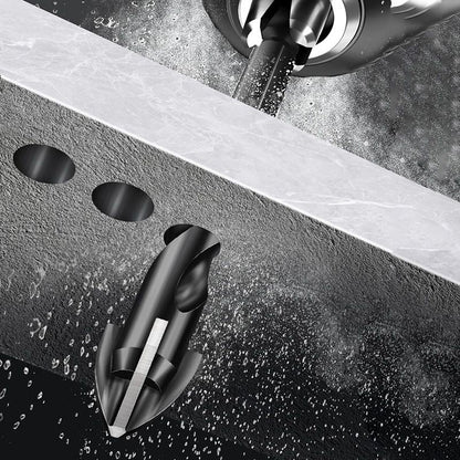 Hexagonal Shank Cross Alloy Ceramic Four-edged Drill Bit