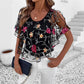 🌸Women's Printed Mesh Patchwork Top