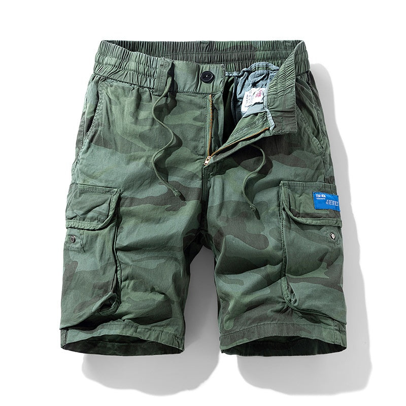 🩳 Men's Casual Relaxed Fit Cargo Shorts – Multi-Pockets, Breathable, Rugged 🌲