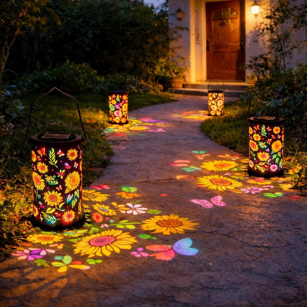 🌞Colorful Sunflower Glow Solar Garden Lantern