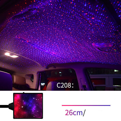 （✨Christmas Sales🎁）Star Light Projector Party Lights USB LED Light Interior Lighting LED Interior Car Lights