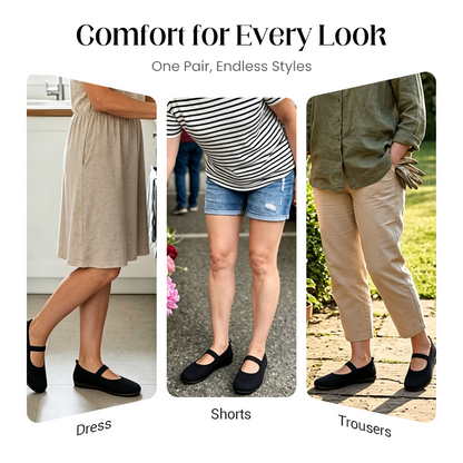 👟Breathable Knit Flats – Soft as clouds, anti‑slip sole. Walk for hours, feet stay cool & fresh. Your new favourite! 🌸✨