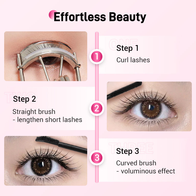 Double-Ended Waterproof Lengthening & Curling Mascara（50% OFF）