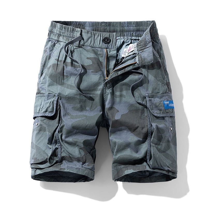 🩳 Men's Casual Relaxed Fit Cargo Shorts – Multi-Pockets, Breathable, Rugged 🌲