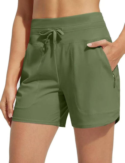 ❄️Women's 5" Swim Board Shorts High Waisted Quick Dry Swimsuit Swimming Bottoms