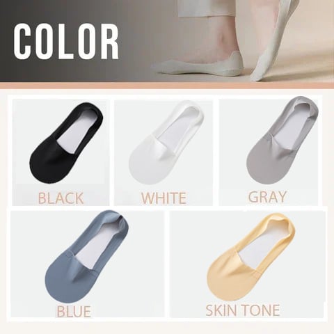 Invisible Non-slip Ice Silk Socks