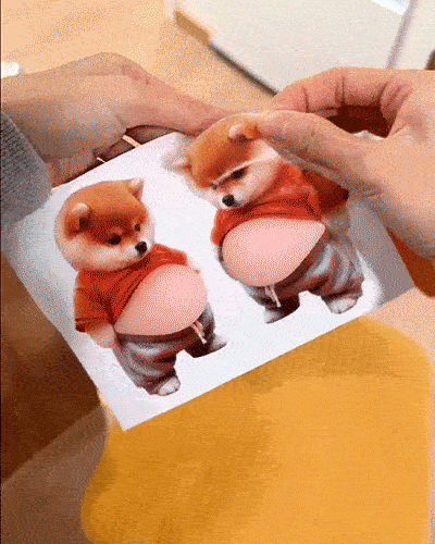 💞50K+ SOLD! 🔥🔥3D Cute Shiba Inu Self-Adhesive Door Stopper & Stress Ball