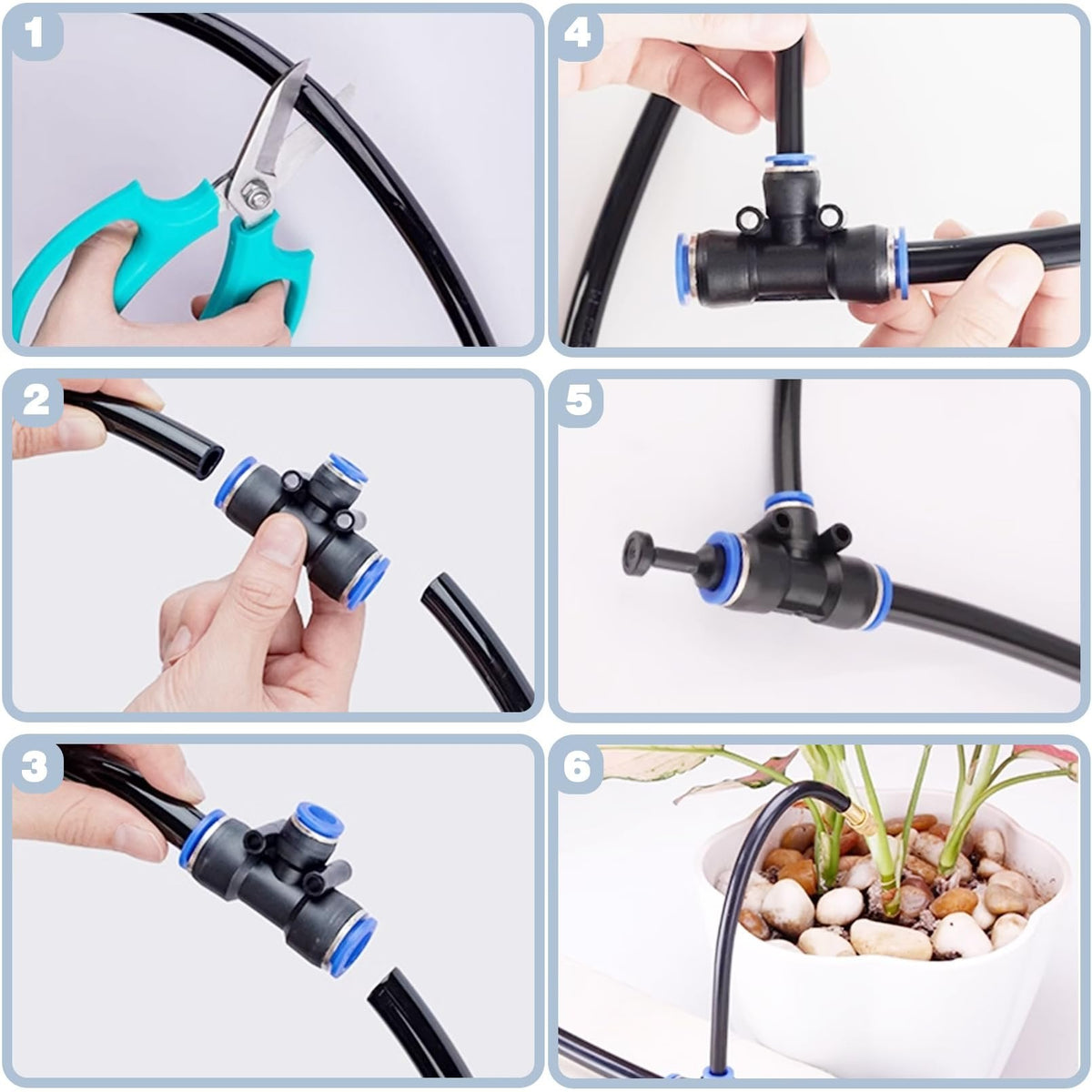 🌱💧 Automatic Garden Irrigation System – 360° Adjustable, Misting, Water-Saving, Complete Set ✨