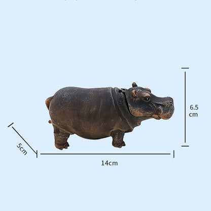 Fish Tank Hippo Bubble Decoration
