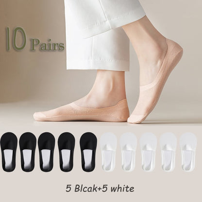 Invisible Non-slip Ice Silk Socks
