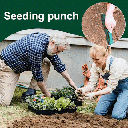 🌱 12-Hole Garden Seed Dibber – One-Press Planting, Precision Spacing – Lightweight, Weatherproof – 12x Faster Seeding! 🌻✨