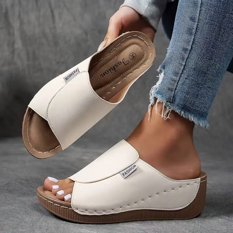🔥 Hot Sales  50% OFF 🔥Women's Casual Wedge Slide Sandals