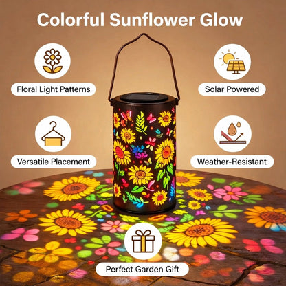 🌞Colorful Sunflower Glow Solar Garden Lantern