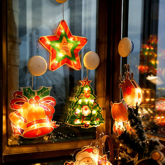 ⛄Christmas pre-sale🎄 Christmas Window Hanging Lights💡