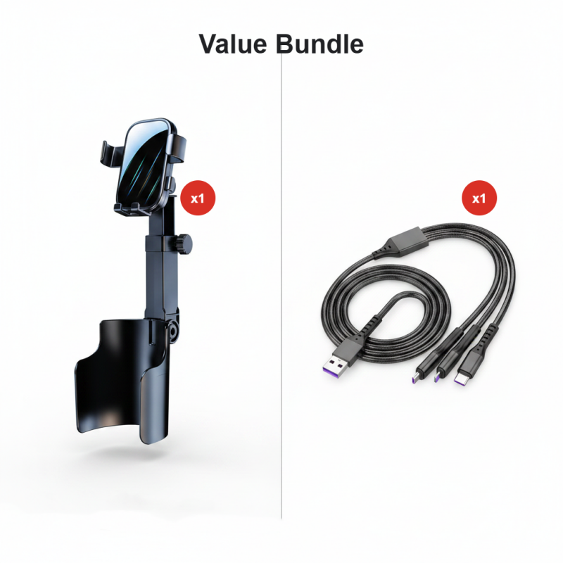🥳🧲Car Cup Holder Phone Mount – 360° Adjustable, Strong N52 Magnet, One-Hand Operation, Fits All Phones, Stable Magnetic & Clamp Models for Safe Driving