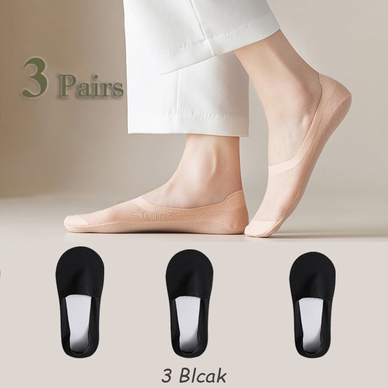 Invisible Non-slip Ice Silk Socks