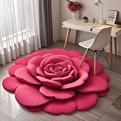 🎨Floral Plush & Diatomaceous Earth Floor Mat