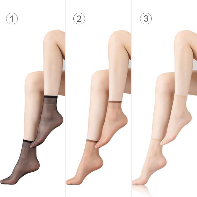 💞Non-slip and invisible crystal silk socks（Great Sale⛄BUY 2 Get 5% OFF）