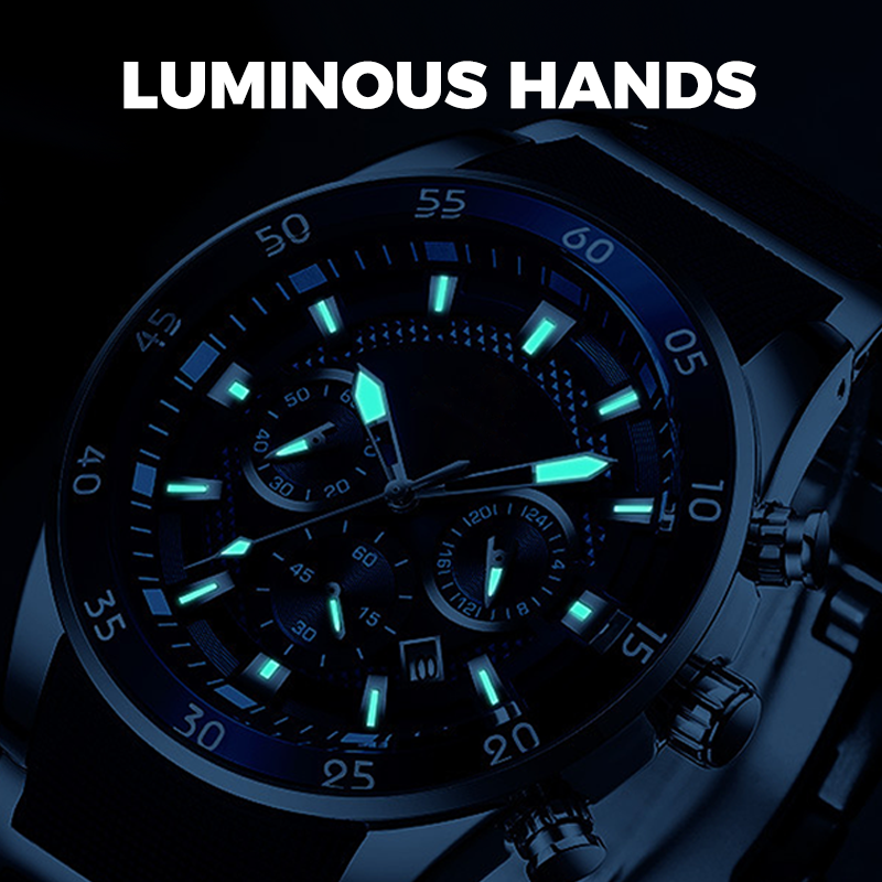 💎Men's Waterproof Multifunctional Quartz Watch