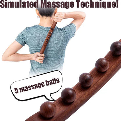 💥Wooden lymphatic massage stick