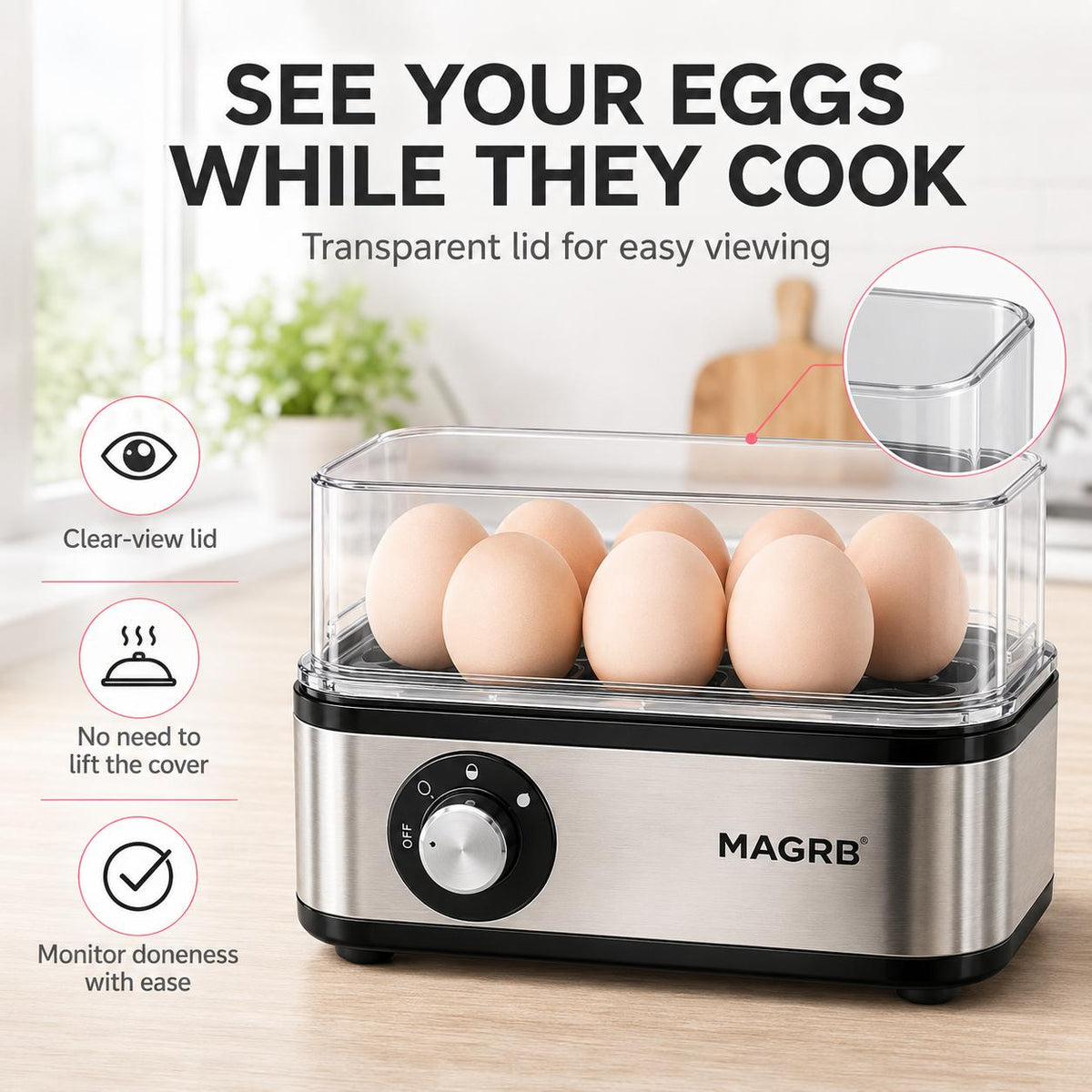 🥚 Multifunctional Electric Egg Cooker