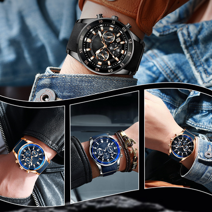 💎Men's Waterproof Multifunctional Quartz Watch