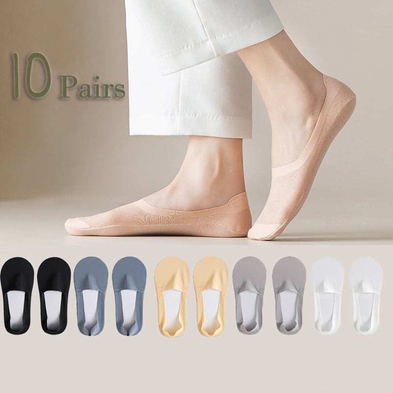 Invisible Non-slip Ice Silk Socks