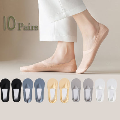 Invisible Non-slip Ice Silk Socks
